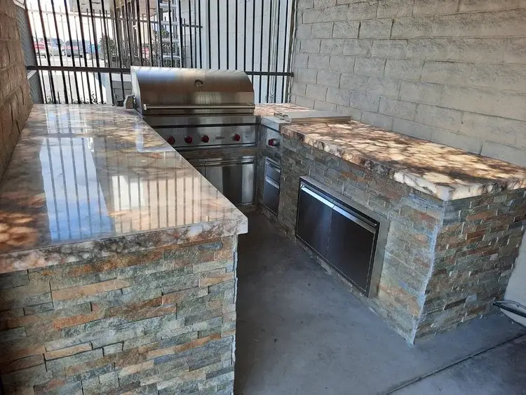 Green Lion outdoor kitchen project photo 14 of 21