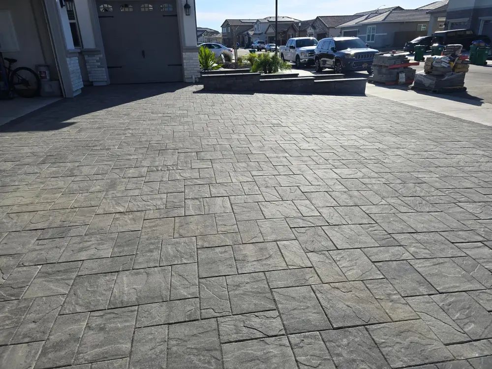 Green Lion paver and porcelain hardscape project photo 11 of 38