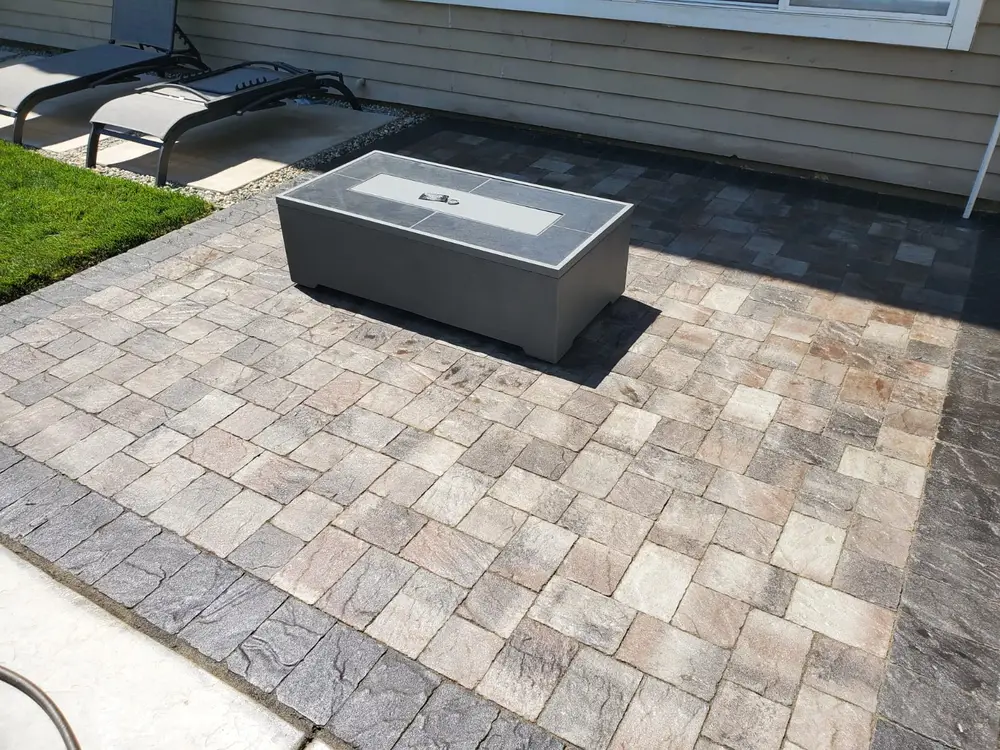 Green Lion paver and porcelain hardscape project photo 22 of 38