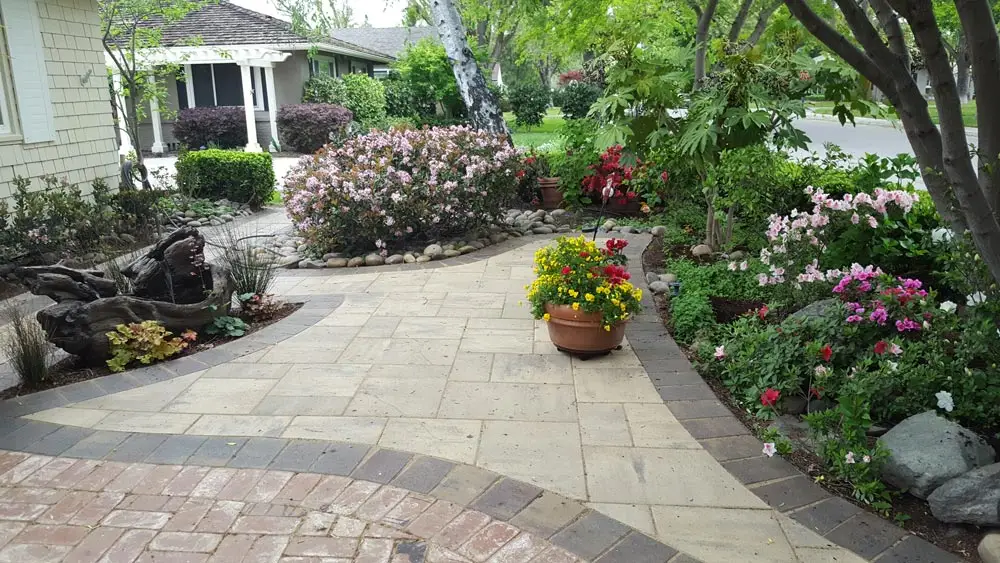 Green Lion paver and porcelain hardscape project photo 33 of 38